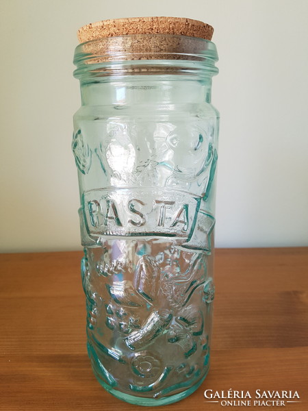 Country stílusú tészta tároló üveg