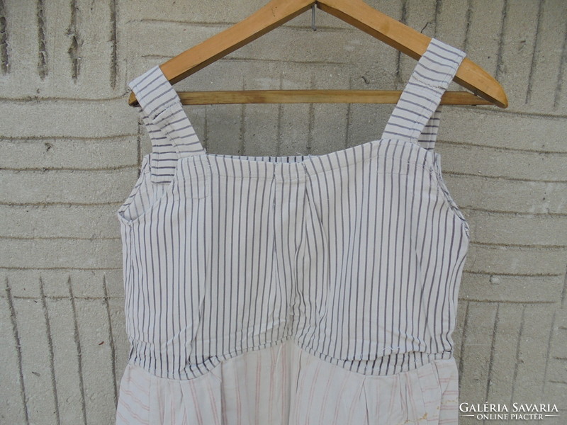 Old linen nightgown, underwear, jumpsuit - folk, peasant