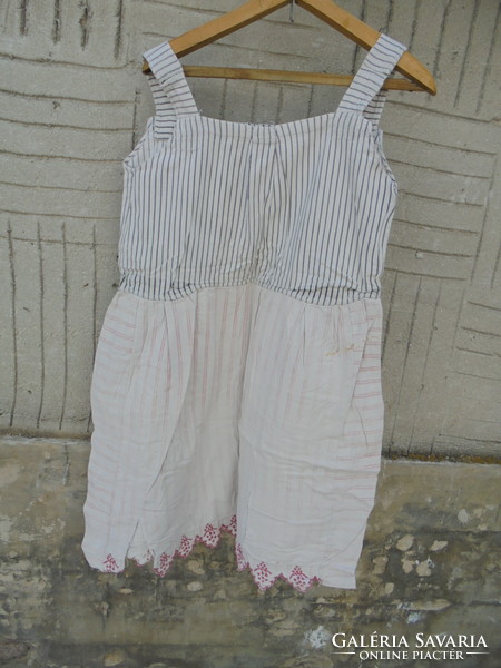 Old linen nightgown, underwear, jumpsuit - folk, peasant