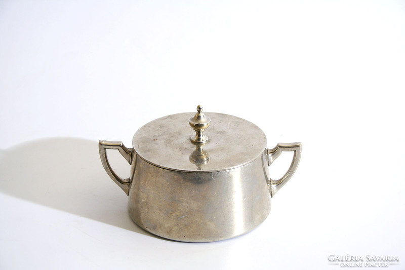 Art deco berndorf silver plated coffee set sugar bowl milk jug coffee pot | alpaca milk jug