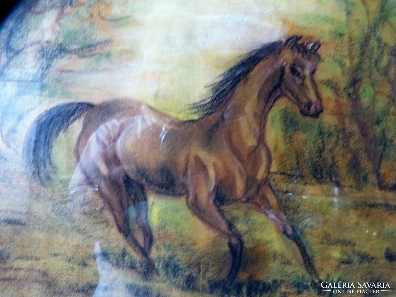 zita Zvolszky - painting / horse.