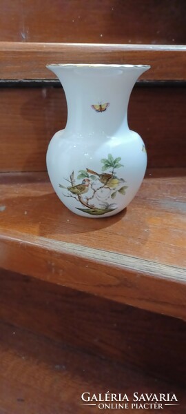 Herend porcelain vase, flawless, 16 cm, for a gift. Rotchild pattern