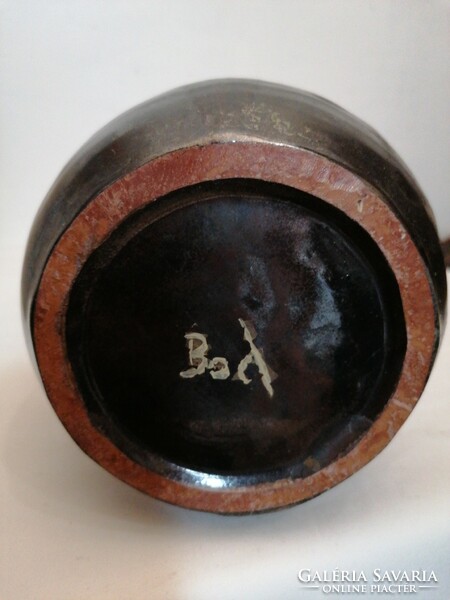 Ceramic vase by éva Bod (damaged)