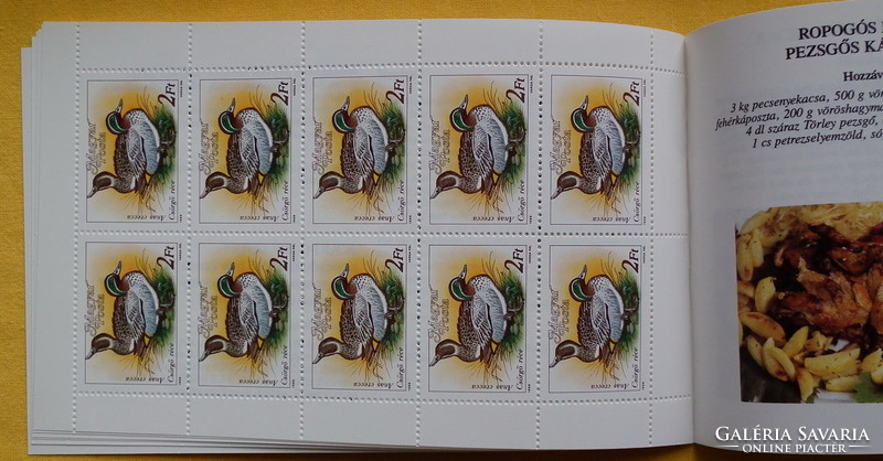 Booklet of stamps according to the pictures - 1988. Ducks (in English and Hungarian) (2,500 HUF)