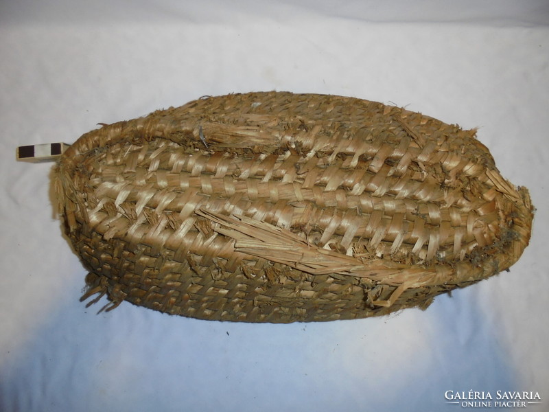 Antik kenyér formázó fonott kosár - pék munkaeszköz