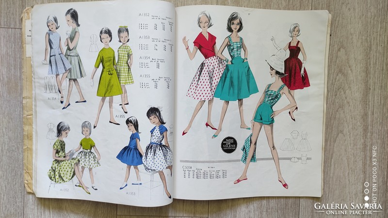 Vintage Maudella Patterns divat újság 2 darab