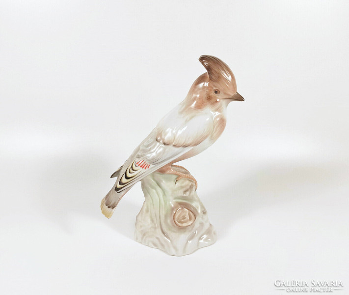Herend, brown singing bird figure, hand-painted porcelain figure 20 cm. ! (H019)