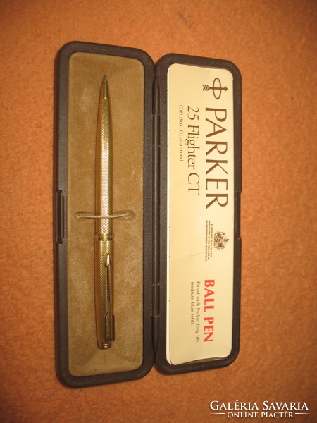 Parker ballpoint pen - 20 au gold plating