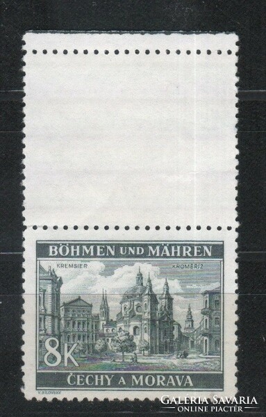 Német megszállás 0143 (Böhmen és Mähren) Mi 59 LS gumi nélkül        1,70 Euró