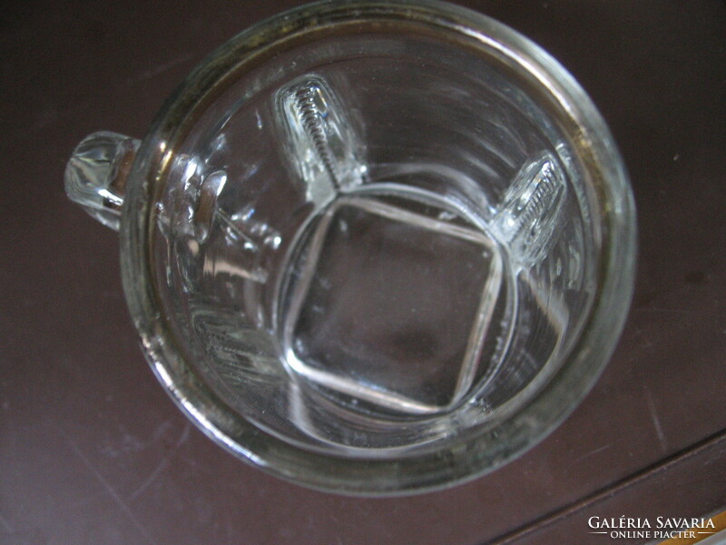 Antique small, mini glass jar