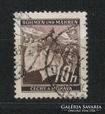Német megszállás 0149 (Böhmen és Mähren) Mi 21         0,50 Euró