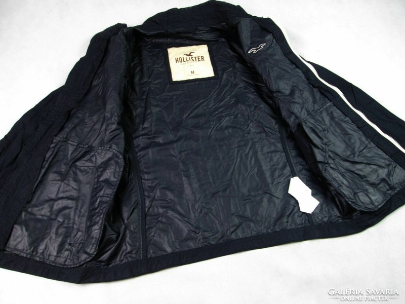 Original Hollister (m) sporty night dark blue women's windbreaker / transitional jacket