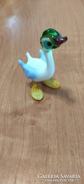 Murano glass figure duck