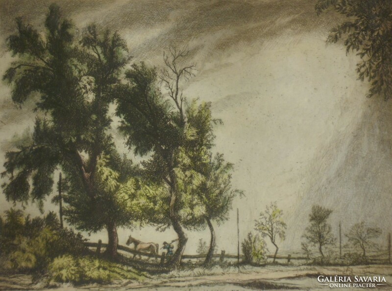 F. Antal Elemér (1896-1991) : Falu végén