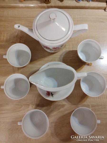 Alföldi clove porcelain coffee and tea set - not complete - also by piece on request