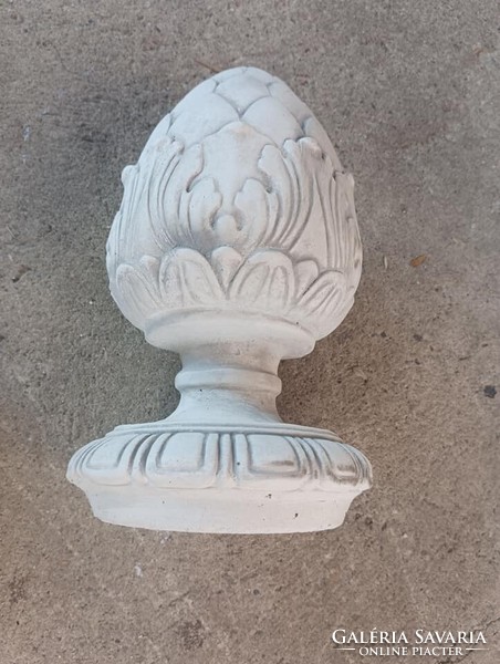Cone 1 statue 28cm frost-resistant artificial stone fence gate column pillar or furnace ornament