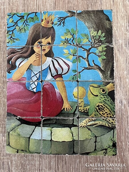 Fairy tale cube puzzle Ludasmatyi Frog King Sleeping Beauty
