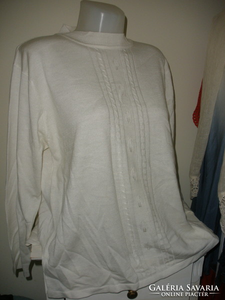 Gyapjú - akril keverék pulóver