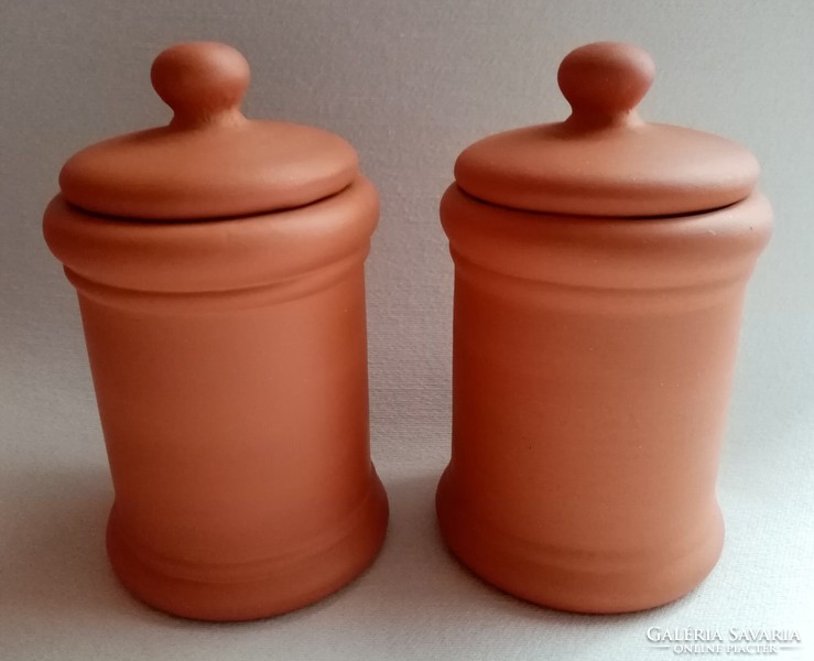 2 ceramic kitchen storage / spice rack