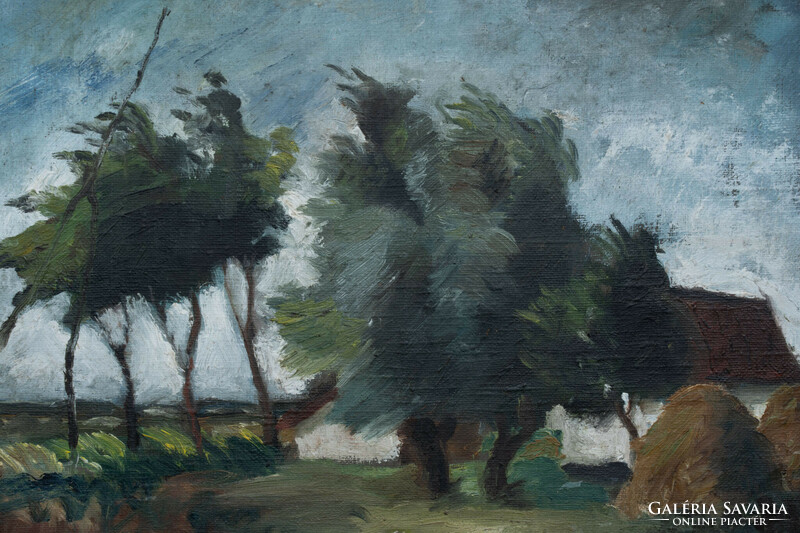 Gyula Rudnay (1878-1957): farm landscape