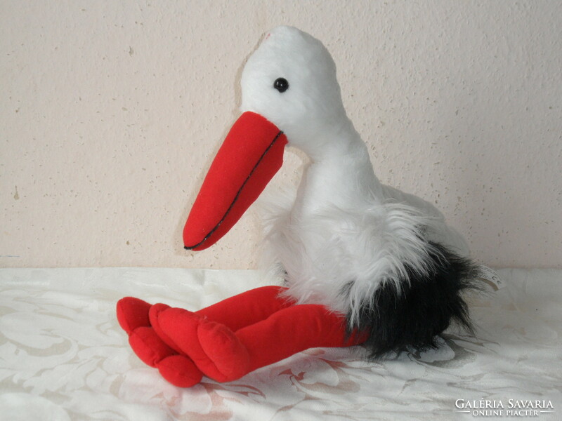 Plush toy stork