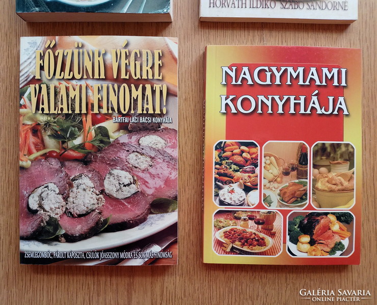 Vegyes szakácskönyv, szakács könyv (újszerű, válogass)