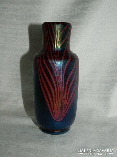 Poschinger glass vase designed by Eisenwerth karl schmol