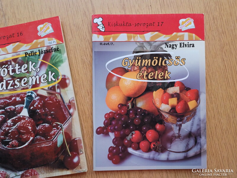 3 Pcs. Kiskukta magazine all in one: sweet treats / preserves, jams / fruit dishes