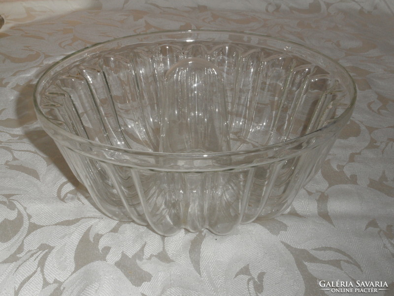 Heat-resistant glass Christmas kuglóf form, bowl