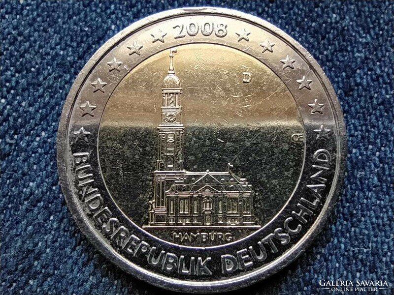 Germany Hamburg Federal State 2 euro 2008 d (id63638)
