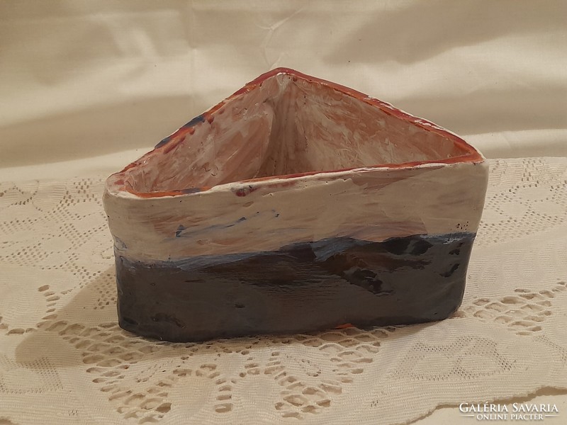 Marked interesting ceramic bowl