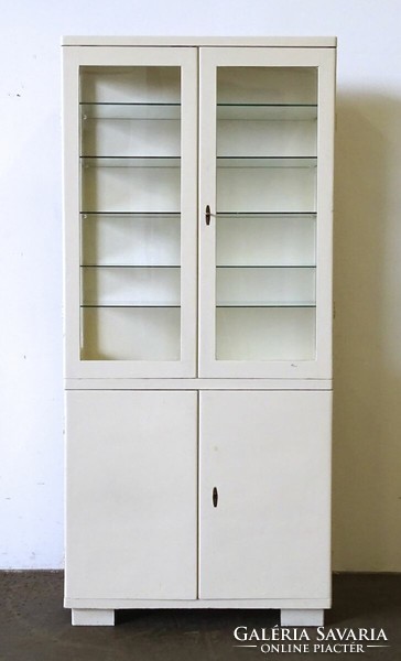 1O117 old doctor's office medicine cabinet 175 cm