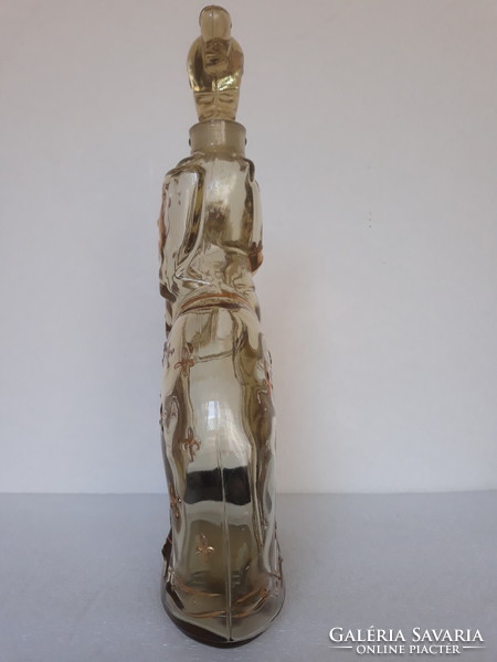 Lovag lóháton, figurális Armagnac üveg