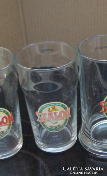 Retro Pécs saloon beer glass 0.5 l
