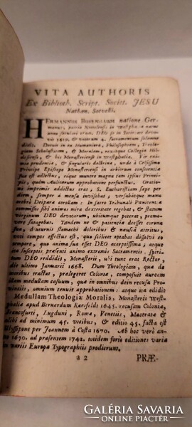 Antik könyv 1742