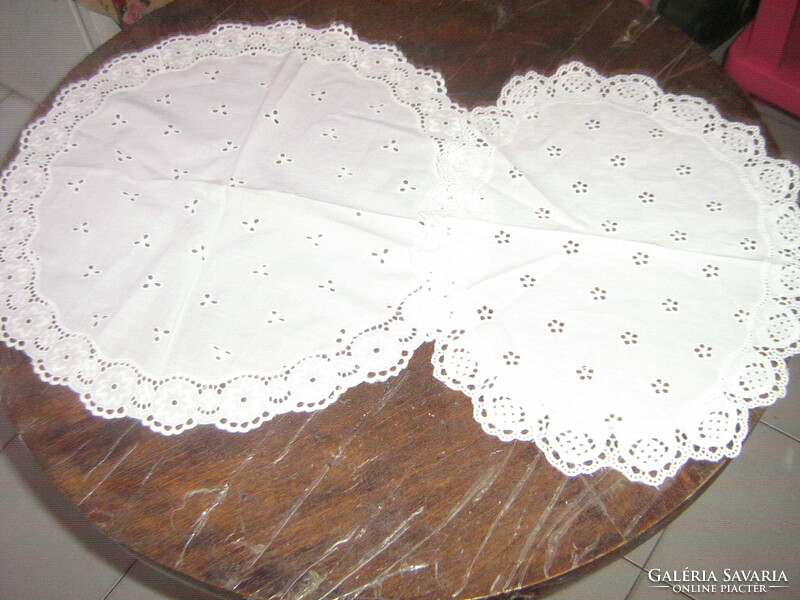 Beautiful filigree Madeira tablecloths