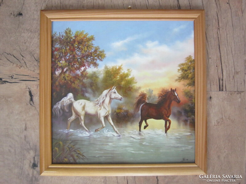 Horse picture wall decoration