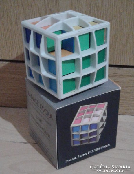 Tower of Babel + magic ring + hunter cube logic game from 1982, 1996-rubik era retro