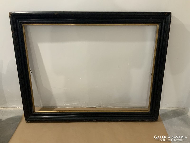 Antique black picture frame