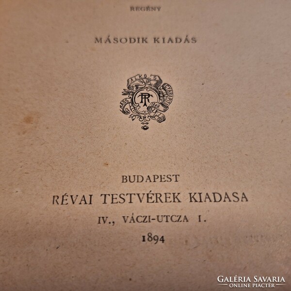 1894. The works of the Révai brothers bp-Kálmán Mikszáth- knight's castles of Hungary-the little primás -gottermayer k.