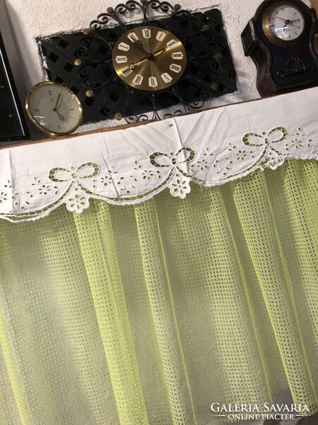 Suba material or small curtain shelf with strip and drapery