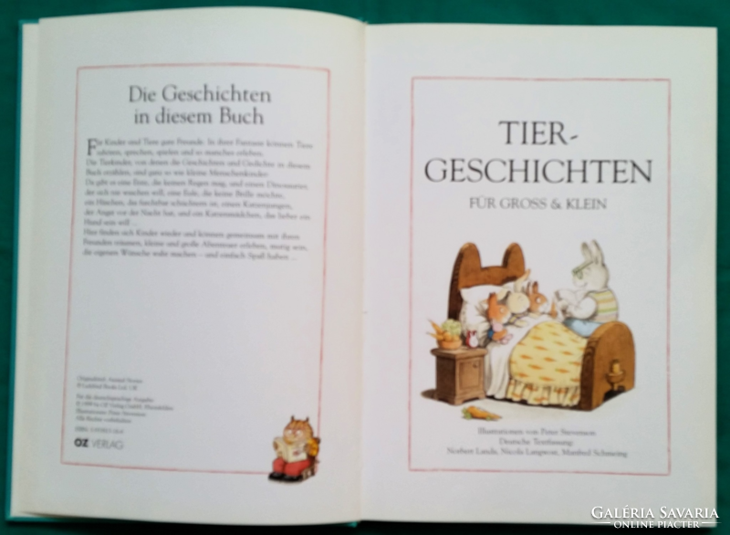 Peter Stevenson: Tiergeschichten für Gross & Klein - Idegen nyelvű mesekönyv - német