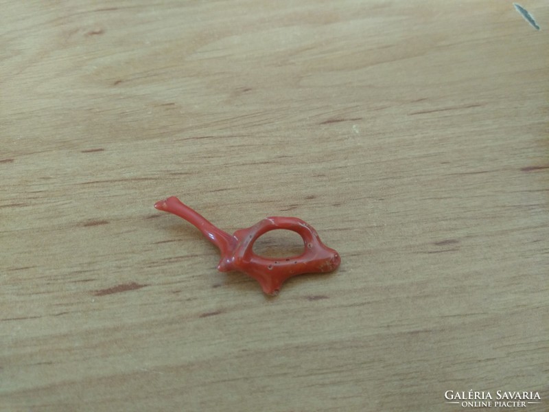 42mm Real Natural Red Coral Branch #8