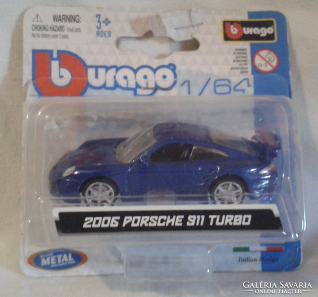 Bburago 1/64, 2006 porsche 911 turbo small car model