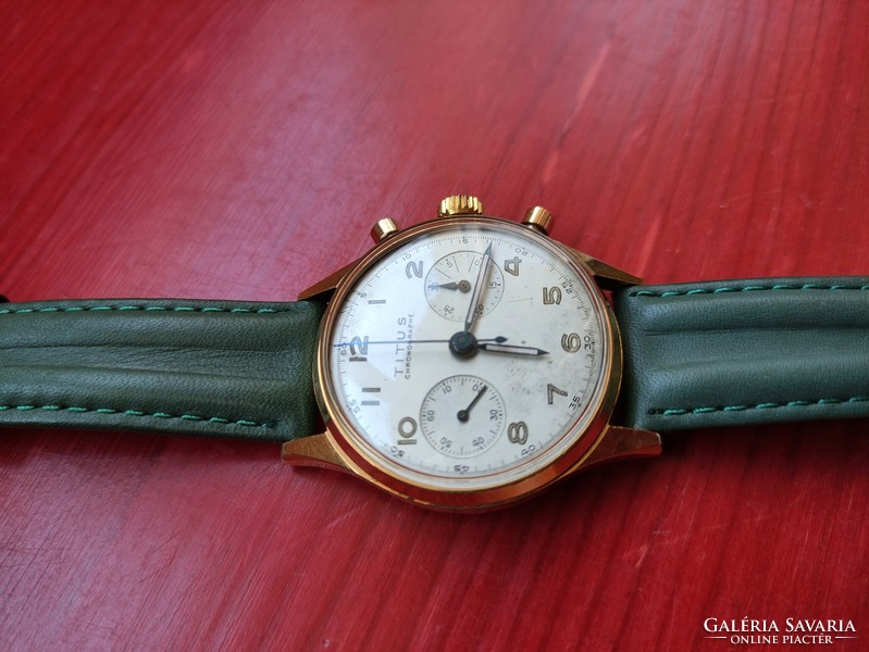 Titus vintage chronograph watch