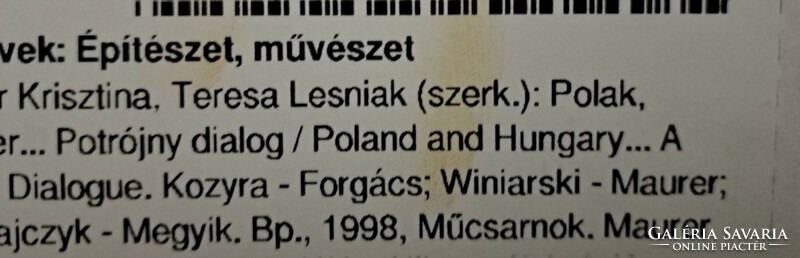 Jerger Krisztina , Teresa Lesniak Polak Wegier. 1998 Műcsarnok.