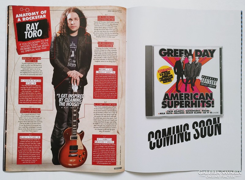 Kerrang magazin 16/11/19 Panic Disco 5 Seconds Summer Metallica Iron Maiden Broco Amarath Clyro
