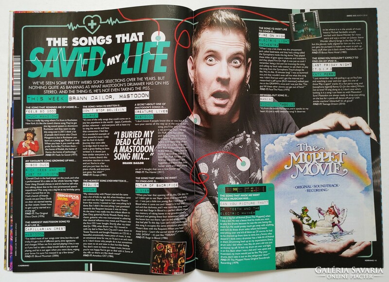 Kerrang magazin 16/8/6 All Time Low 5 Seconds Summer Death Punch 21 Pilots Alexandria Blink-182