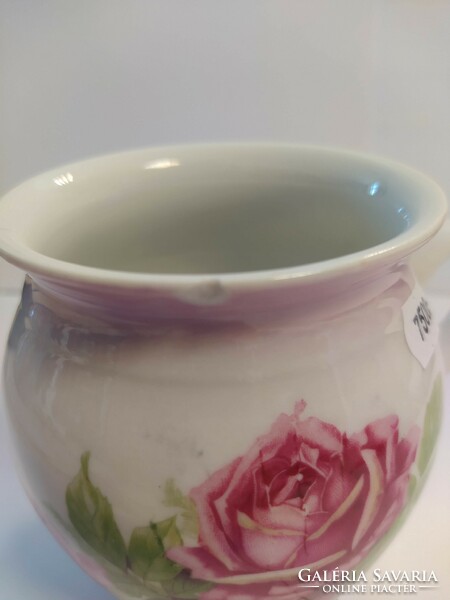 Antik Zsolnay porcelán rózsás csupor