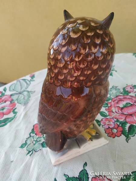 Ceramic owl figure for sale! 20 Cm
